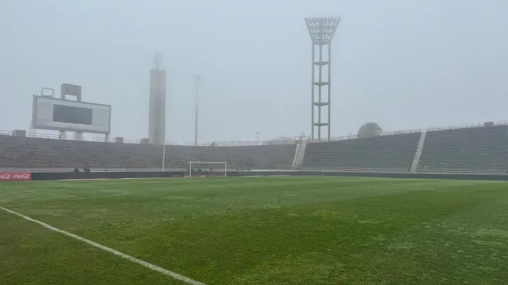 La niebla domina el cielo de Mar del Plata. (Foto: Emiliano Raddi)