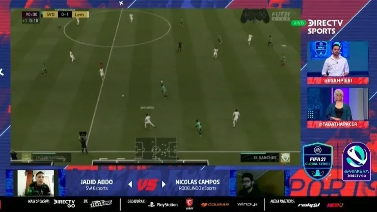 Wanderers eSports se impuso ante Rodelindo Román en la jornada de miércoles del ePrimera DIRECTV GO. | Foto: Vibra.