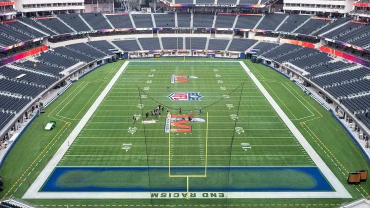 El SoFi Stadium de Inglewood, California es el recinto que albergará el Super Bowl LVI. (Foto: Getty)