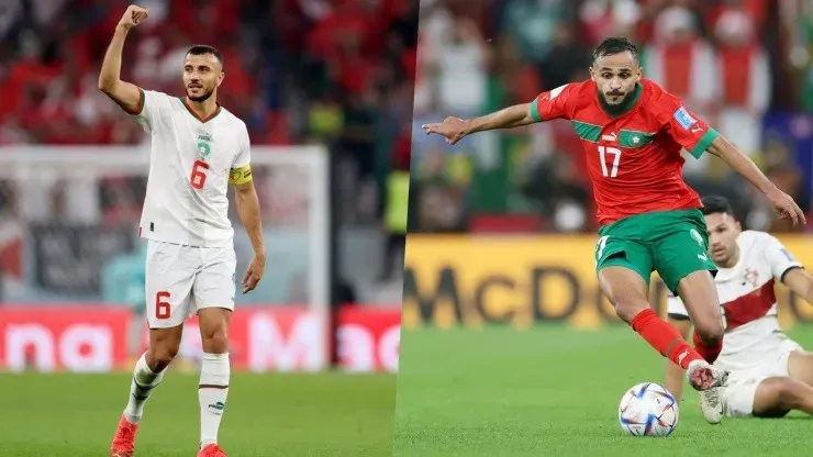 Romain Saïss y Sofiane Boufal podrían eliminar al país en el que nacieron. (Getty Images)
