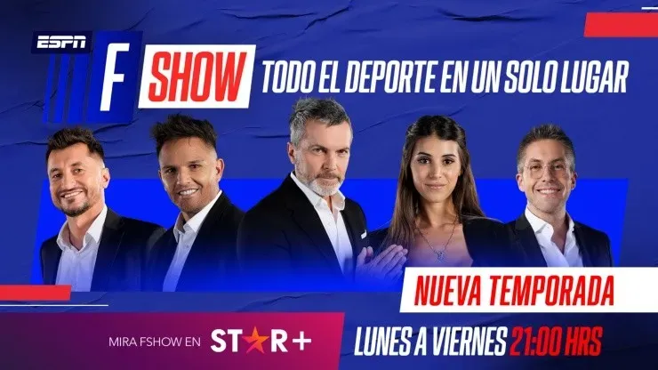 La cuota de entretención llega con FShow en ESPN. Foto: Disney Chile.