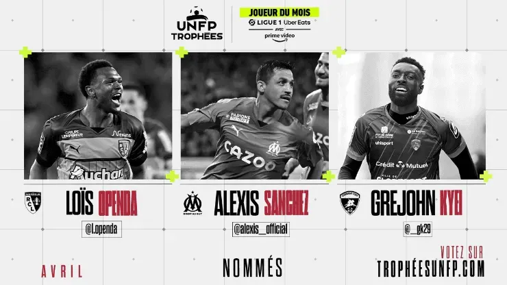 Alexis nominado al mejor del mes en Francia