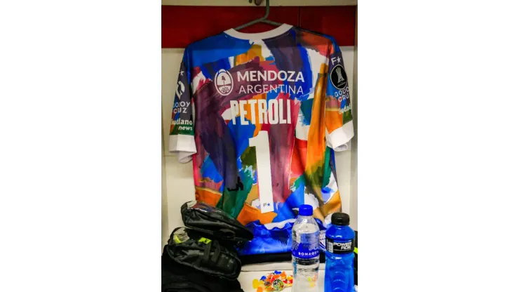 Franco Petroli será el golero titular de Godoy Cruz ante Colo Colo. (Foto: Godoy Cruz).