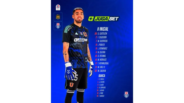 Gustavo Álvarez le puso timbre a la oncena. (Foto: Universidad de Chile).