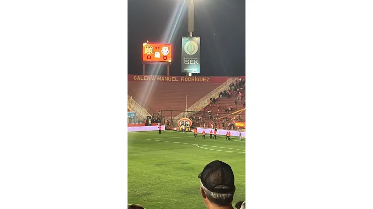 Así se veía todo desde la tribuna de prensa. (Foto: Cristián Fajardo | RedGol).