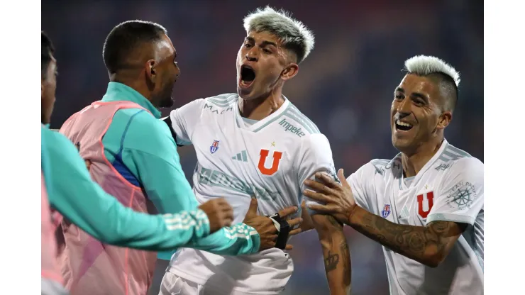 Así gritó Maxi Guerrero su tercer gol en el Campeonato Nacional 2024.
(Jonnathan Oyarzun/Photosport).