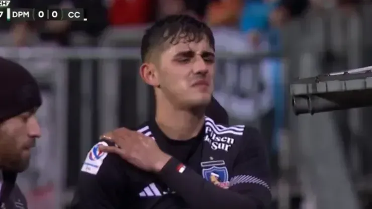 Bruno Gutiérrez puede quedar fuera del inicio de la segunda rueda en Colo Colo. Foto: Zapping.