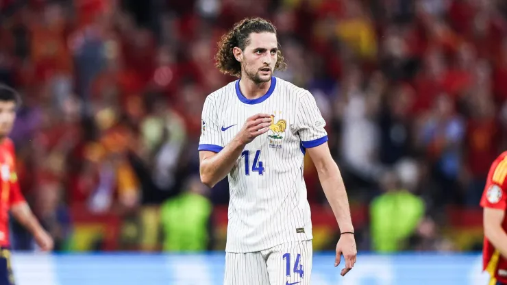 Rabiot em ação pela França na Euro 2024. Foto: Imago
