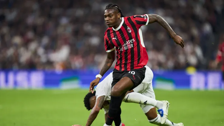 Rafael Leão destacou-se frente ao Real Madrid. Foto: Imago
