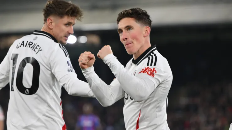 Fulham festeja vitória contra o Crystal Palace. Foto: Imago
