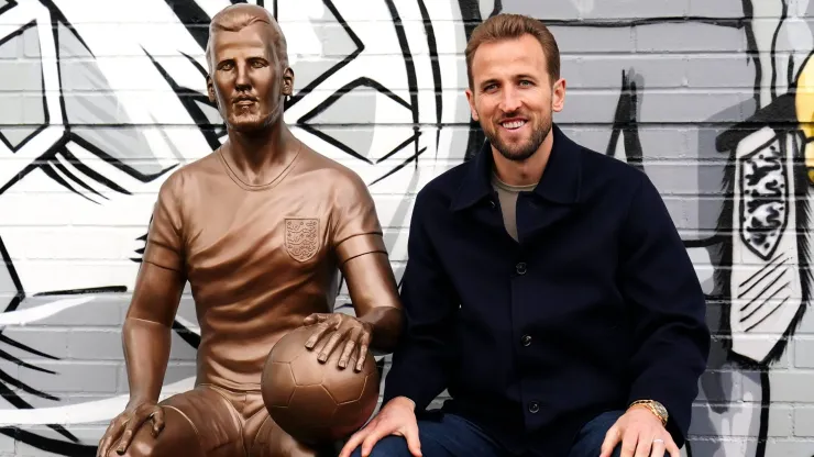 Harry Kane ganha estátua em Londres. Foto: Imago
