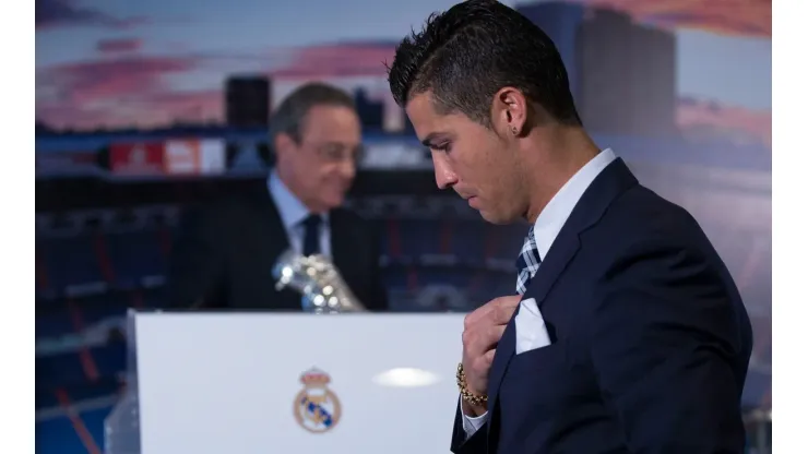 Cristiano Ronaldo Celebrates His Record Goal Scored For Real Madrid
