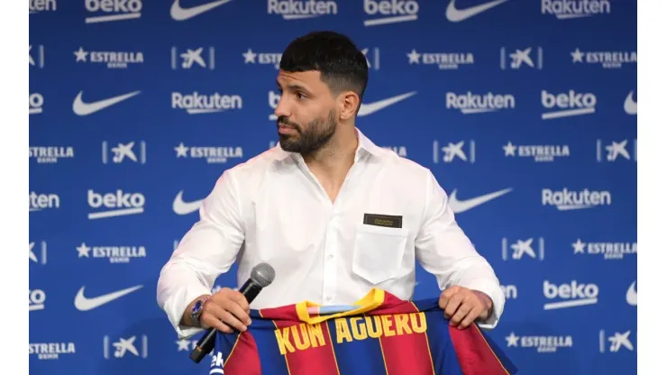 FC Barcelona Sign Sergio Aguero
