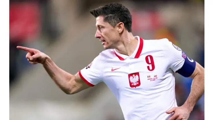 Lewandowski, centroavante da seleção polonesa (Foto: Getty Images)
