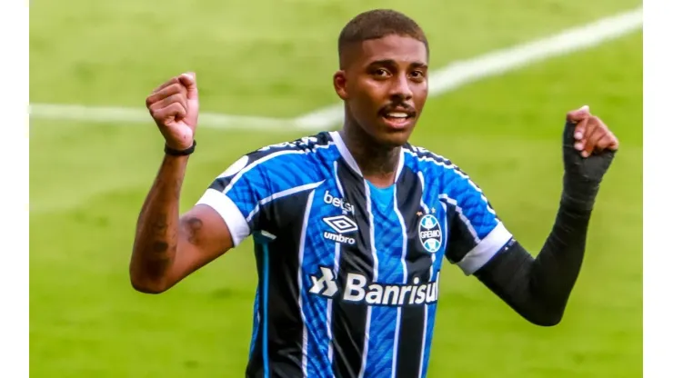 Jean Pyerre, em campo com a camisa do Grêmio (Foto: Getty Images)
