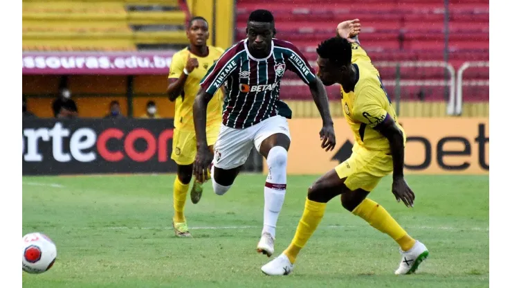 Luiz Henrique foi eleito o craque da partida na vitória do Fluminense sobre o Madureira (Foto: MAILSON SANTANA/FLUMINENSE FC)
