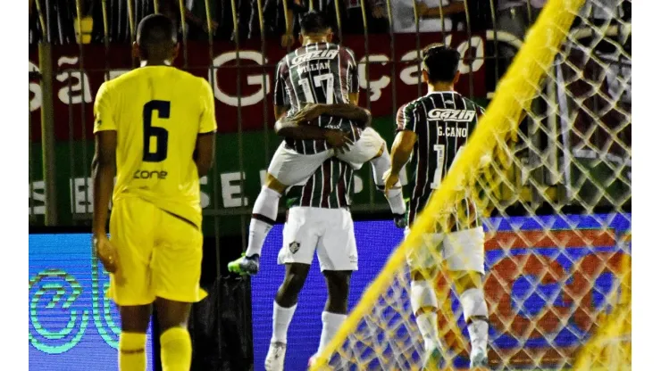 Jhon Arias foi o resposável pelos primeiros ponto do Fluminense no Cariocão (Foto: MAILSON SANTANA/FLUMINENSE FC)
