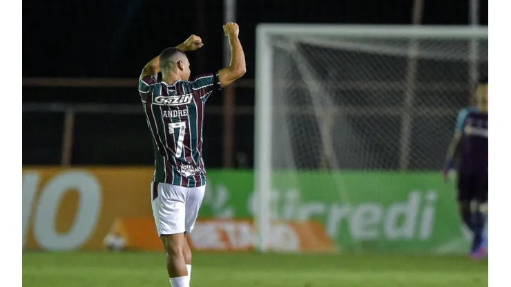 André marcou o gol da vitória sobre o Nova Iguaçu na última rodada do Cariocão (Foto: Thiago Ribeiro/AGIF)
