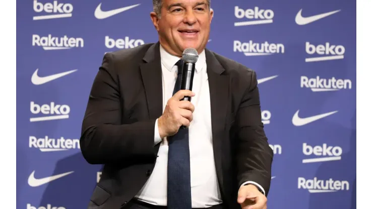 Presidente do Barcelona, Joan Laporta
