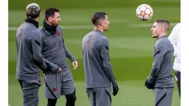 Training and Press conference Paris Saint Germain
