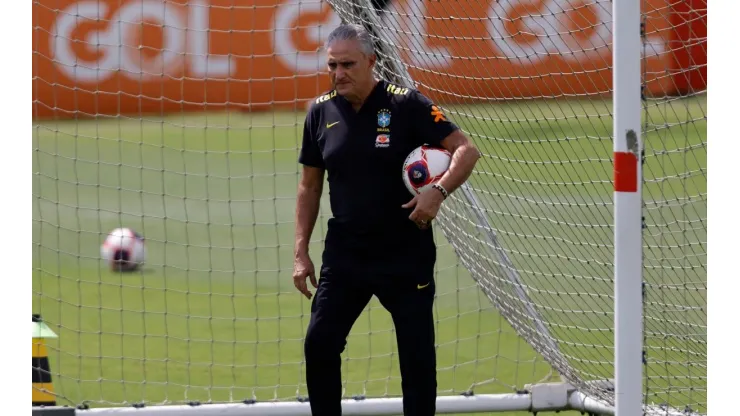 Tite fala sobre amistoso pré-Copa (Foto: Buda Mendes/Getty Images)
