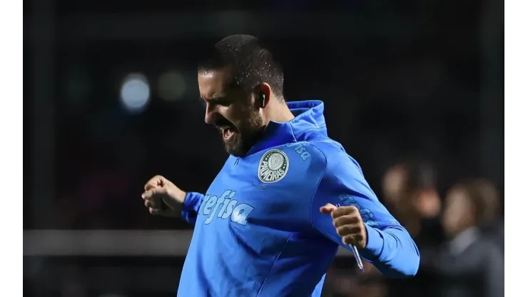 João Martins comemorou vitória e já pensa no duelo da Copa do Brasil (Foto: Cesar Greco/Palmeiras)
