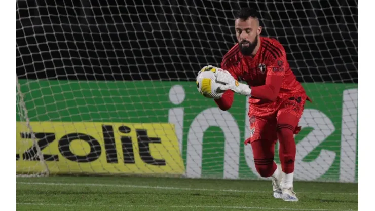 Jandrei comemora vitória sobre o Palmeiras, após perder para rival, de virada, três dias antes (Fotos: Rubens Chiri / saopaulofc.net)
