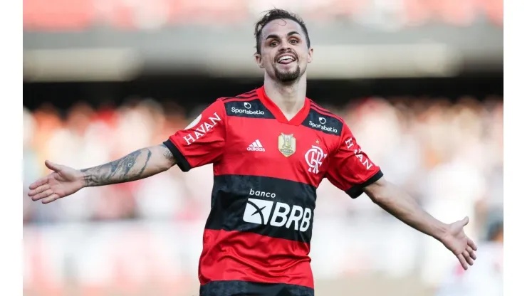 Michael brilhou, em 2021, com a camisa do Flamengo
