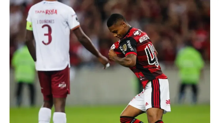 Matheus França marcou em seu retorno aos gramados após três meses parado (Foto: Gilvan de Souza/Flamengo)
