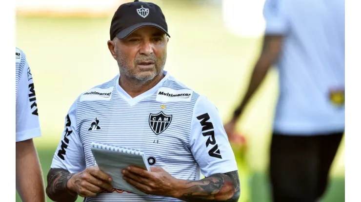 Atletico Mineiro Presents New Coach Jorge Sampaoli
