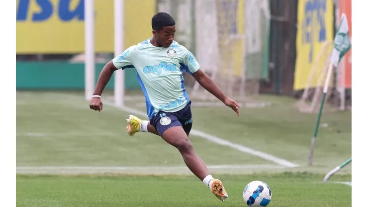 Ramon Menezes revela que ainda não é momento para levar Endrick para a Seleção Sub 20 (Foto: Cesar Greco/Palmeiras)
