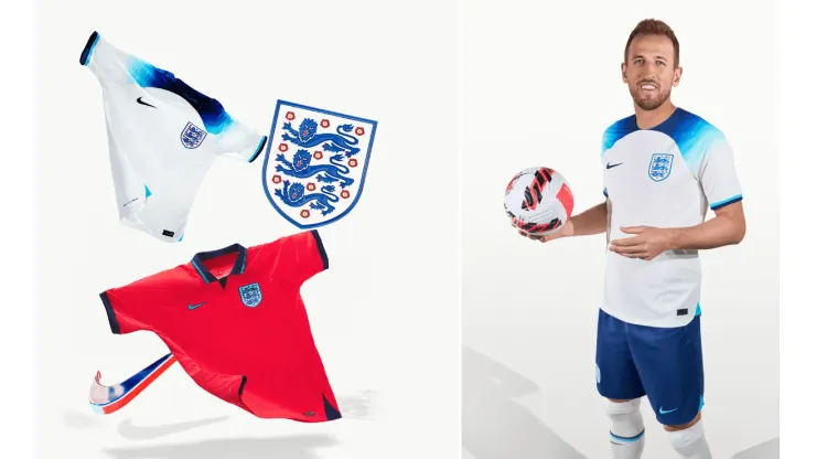 Novos uniformes da Inglaterra anunciados pela Nike
