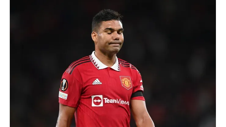 Erik ten Hag fala sobre opção por Casemiro na reserva neste início no Manchester United (Foto: Michael Regan/Getty Images)
