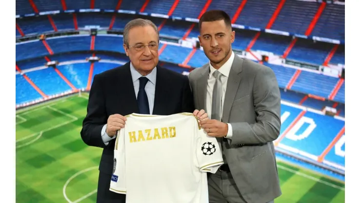 Real Madrid Unveil New Signing Eden Hazard
