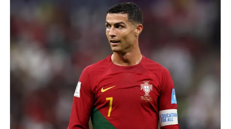 Cristiano Ronaldo, em campo pela seleção de Portugal (Foto: Getty Images)
