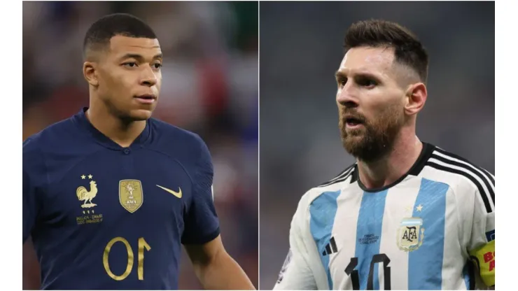 Catherine Ivill/Getty Images - Mbappé e Messi
