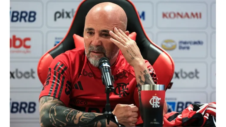 Flamengo Unveils New Coach Jorge Sampaoli
