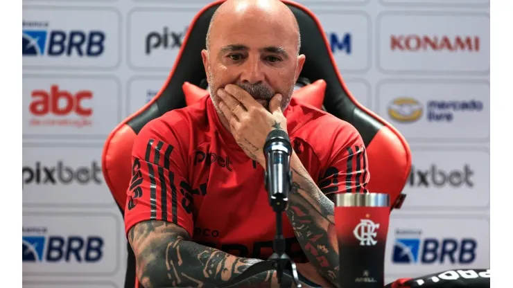 Flamengo Unveils New Coach Jorge Sampaoli
