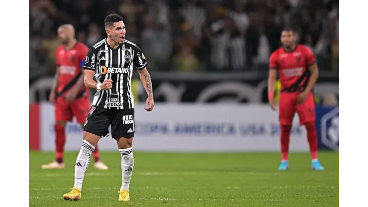 Paulinho manda recado a Vini Jr, após dois gols marcados pelo Atlético-MG (Photo by Pedro Vilela/Getty Images)
