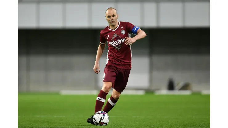 Andrés Iniesta anunciou saída do Vissel Kobe (Photo by Masashi Hara/Getty Images)
