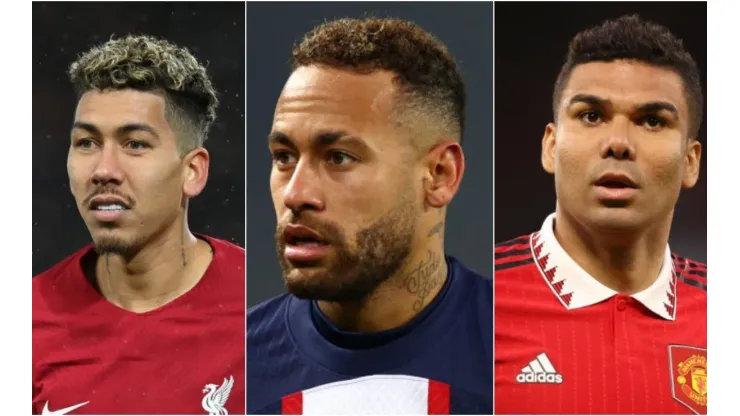 Foto: Getty Images - Neymar, Casemiro e Firmino podem mudar de time na Europa
