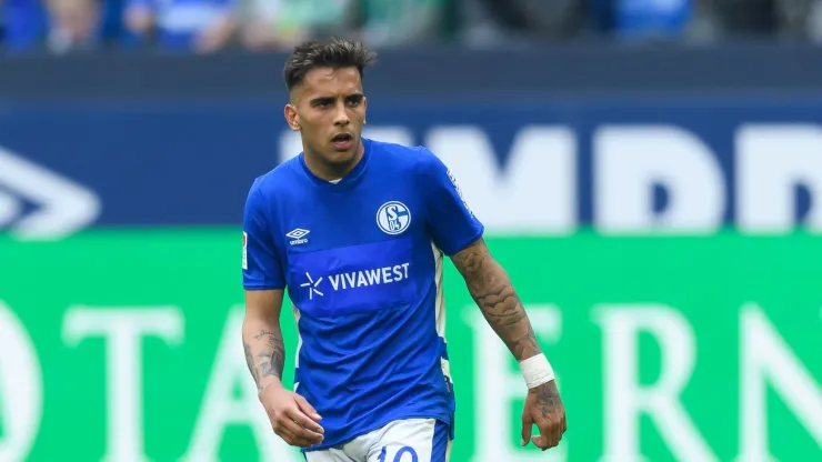 GELSENKIRCHEN, GERMANY - APRIL 23: Rodrigo Zalazar Martinez of FC Schalke 04 looks on during the Second Bundesliga match between FC Schalke 04 and SV Werder Bremen at Veltins Arena on April 23, 2022 in Gelsenkirchen, Germany. (Photo by Mario Hommes/vi/DeFodi Images via Getty Images)
