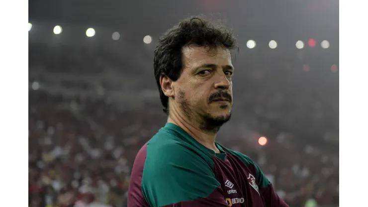 RJ - RIO DE JANEIRO - 01/06/2023 - COPA DO BRASIL 2023, FLAMENGO X FLUMINENSE - Fernando Diniz tecnico do Fluminense durante partida contra o Flamengo no estadio Maracana pelo campeonato Copa do Brasil 2023. Foto: Thiago Ribeiro/AGIF
