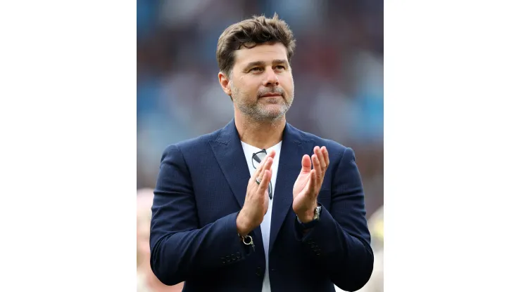 MANCHESTER, ENGLAND - JUNE 11: Mauricio Pochettino, Manager of World XI looks on during Soccer Aid for Unicef 2023 at Old Trafford on June 11, 2023 in Manchester, England. (Photo by Matt McNulty/Getty Images)
