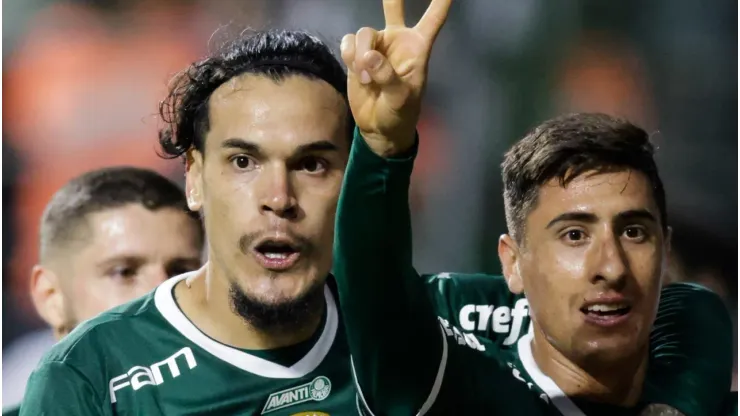 Merentiel pelo Palmeiras. (Photo by Alexandre Schneider/Getty Images)
