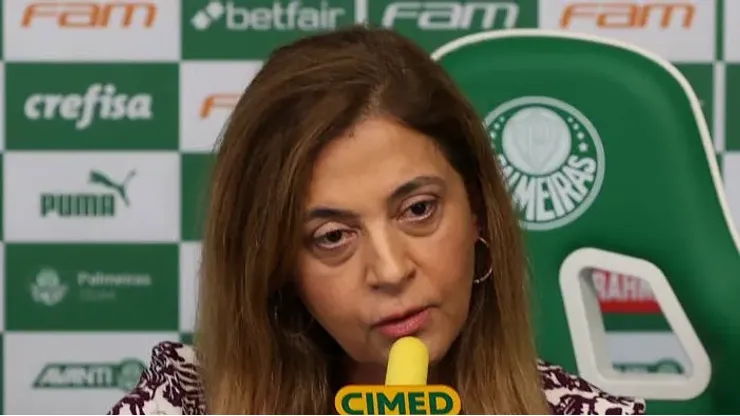 Leila Pereira no Palmeiras. Foto: Flickr Oficial SE Palmeiras/Cesar Greco
