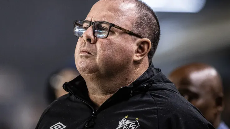 Marcelo Fernandes, técnico do Santos | Foto: Raul Baretta/ Santos FC.
