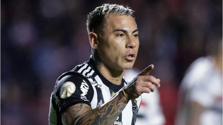 Eduardo Vargas pode trocar o Atlético por outro importante clube do Brasil (Photo by Alexandre Schneider/Getty Images)
