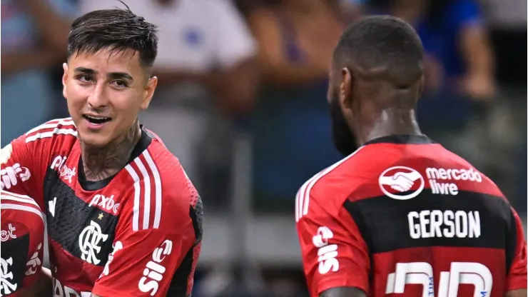 Sheik Árabe quer comprar craque do Flamengo por R$ 80 milhões. (Photo by Pedro Vilela/Getty Images)
