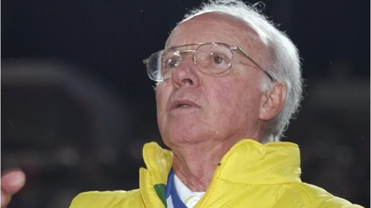 Brazil coach Mario Zagallo .  Mandatory Credit: Mark Thompson /Allsport
